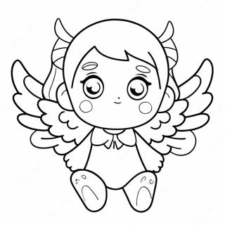 Anime Angel Coloring Pages