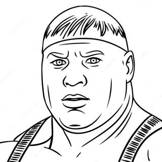 Brock Lesnar Coloring Pages