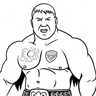 Brock Lesnar Coloring Page 46163-38471