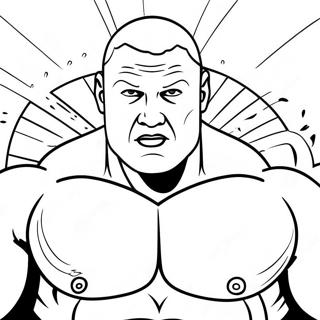 Brock Lesnar Coloring Pages