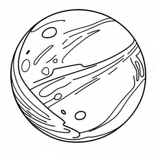 Pluto Planet Coloring Pages