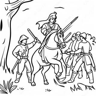 French And Indian War Coloring Page 46193-38475