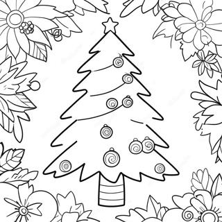 Spanish Christmas Tree Coloring Page 46203-38490