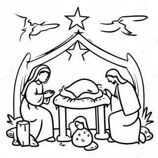 Spanish Christmas Coloring Pages