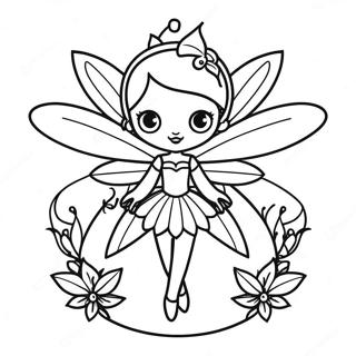 Black Fairy Coloring Page 46223-38506