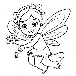 Black Fairy Coloring Page 46223-38507