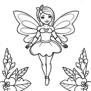 Black Fairy Coloring Page 46223-38508