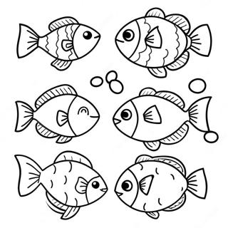 Colorful 5 Loaves And 2 Fish Scene Coloring Page 46254-38526