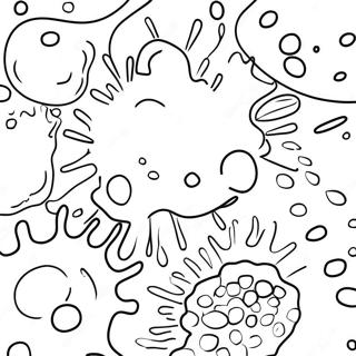 Colorful Immune Cells Coloring Page 46264-38533