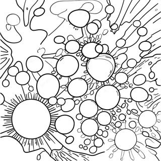 Colorful Immune Cells Coloring Page 46264-38535