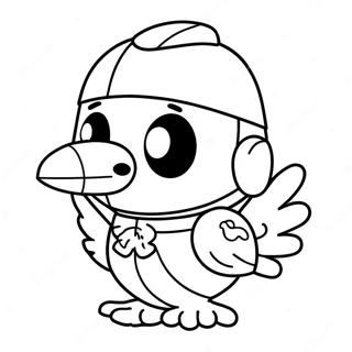 Brawl Stars Crow Coloring Page 46273-38538