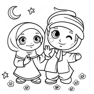 Islamic Children S Coloring Page 46293-38559