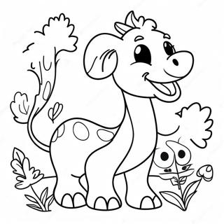 Joyful Animals Coloring Page 462-370