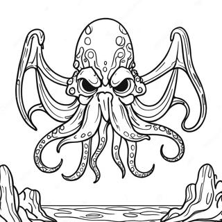 Cthulhu Mythos Coloring Page 46303-38563