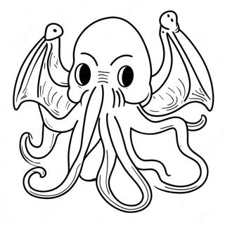 Cthulhu Mythos Coloring Page 46303-38564