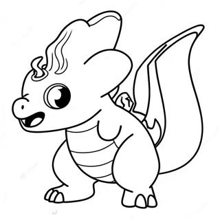 Flame Breathing Fire Pokemon Coloring Page 46314-38579