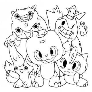 Digimon Coloring Page 4631-3723