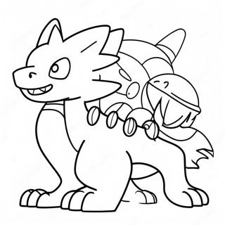 Digimon Coloring Page 4631-3724