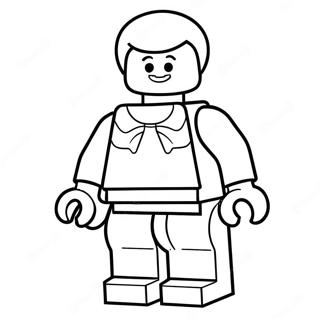 Funny Lego Minifigure Coloring Page 46324-38583