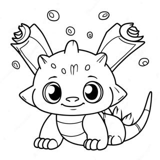 Agumon Digimon Adventure Coloring Page 4632-3727