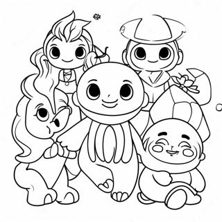 Karma S World Characters Coloring Page 46364-38616