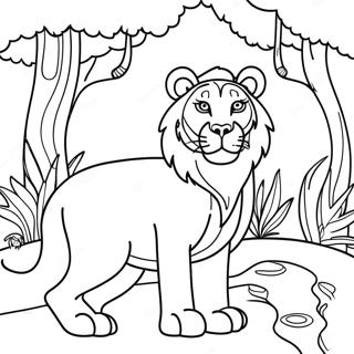 Animal Kingdom Coloring Page 46373-38618