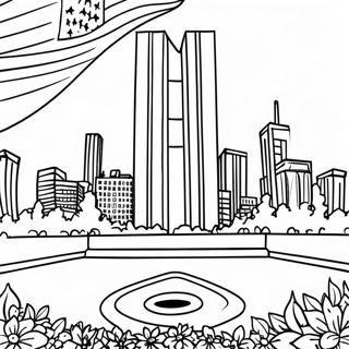 September 11 Memorial Coloring Page 4641-3730