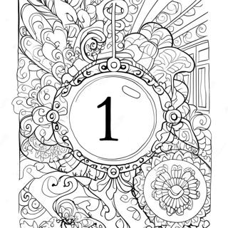 Number 10 Coloring Page 46423-38659