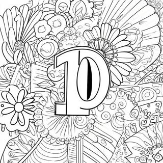 Number 10 Coloring Page 46423-38660