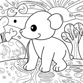 Playful Number 10 Coloring Page 46424-38663