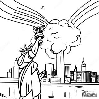 Patriotic September 11 Coloring Page 4642-3733