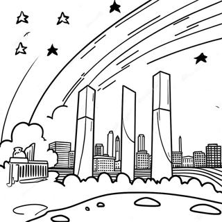 Patriotic September 11 Coloring Page 4642-3734