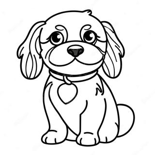 Cavapoo Coloring Page 46443-38674