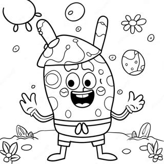 Spongebob Easter Coloring Page 46453-38683