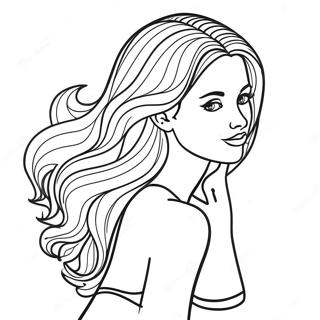 Girl Body Outline Coloring Page 46503-38719