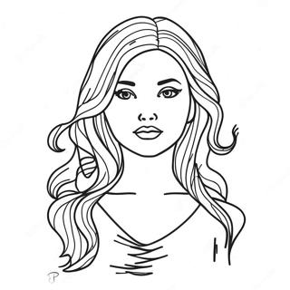 Girl Body Outline Coloring Page 46503-38720