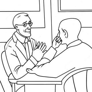 Conflict Resolution Skills Coloring Page 46523-38738