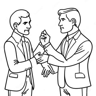 Conflict Resolution Skills Coloring Page 46523-38739