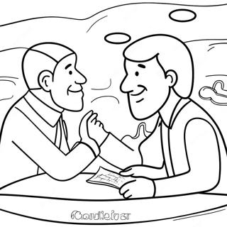 Conflict Resolution Skills Coloring Page 46523-38740