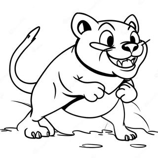 Tasmanian Devil Coloring Pages