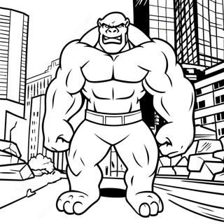 Rampage Coloring Page 46553-38762