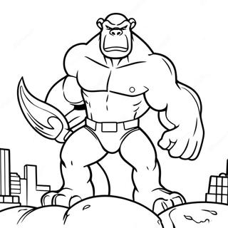 Rampage Coloring Page 46553-38763