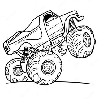 Rampage Monster Truck Coloring Page 46554-38756