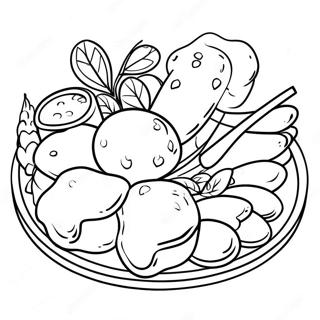 Chinese Food Coloring Page 46563-38766