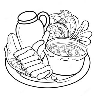 Chinese Food Coloring Page 46563-38768