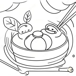 Delicious Dim Sum Coloring Page 46564-38775