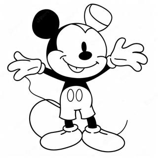 Mickey Mouse Shorts Coloring Pages