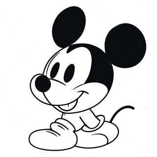 Mickey Mouse Shorts Coloring Page 46583-38786