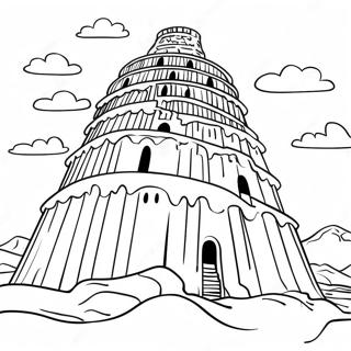 Tower Of Babel Coloring Page 46593-38794