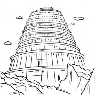 Tower Of Babel Coloring Page 46593-38795